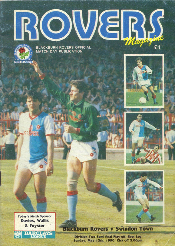 <b>Sunday, May 13, 1990</b><br />vs. Blackburn Rovers (Away)